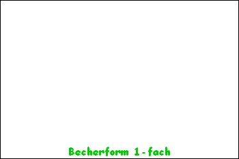 Becherform 1-fach