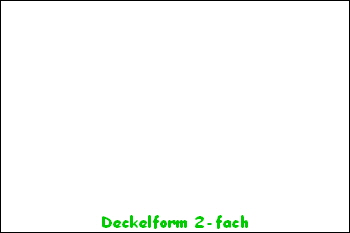 Deckelform 2-fach