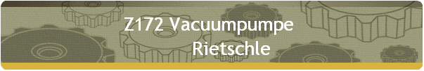 Z172 Vacuumpumpe  
        Rietschle