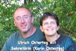 Ulrich Ostertag mit  Sekretärin (Karin Ostertag)
